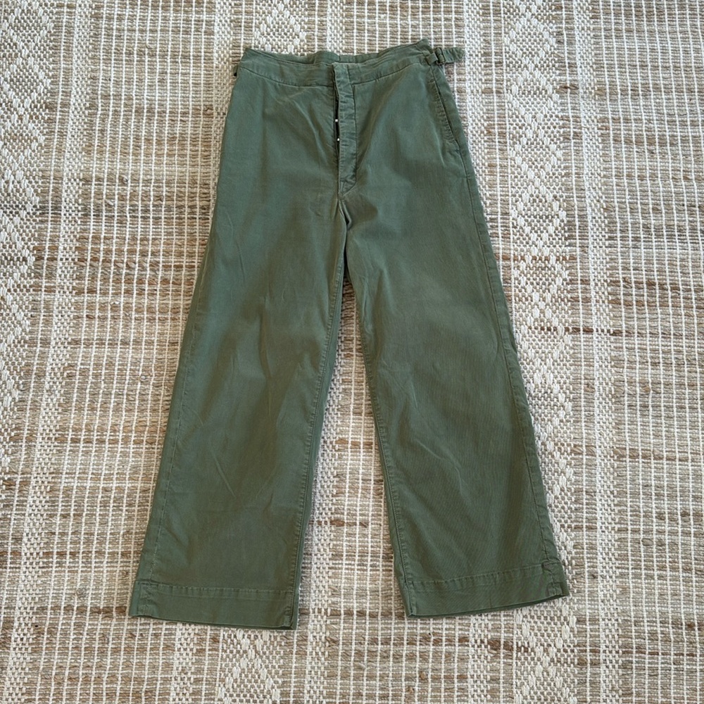 Mother Wide Leg Cropped Pants